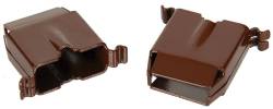 Auto Metal Direct - Auto Metal Direct W-674 Dash Pad Dog Leg Clips 2Pc for 64-68 Pontiac/Chevy - Image 1