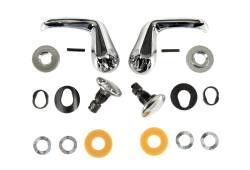Auto Metal Direct - Auto Metal Direct W-733 LH/RH Vent Window Handle Kit for 67 Camaro/Firebird - Image 1