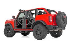 Rough Country Suspension Systems - Rough Country 10658 Front/Rear Steel Tube Doors Black for 21-26 Ford Bronco 4DR - Image 2