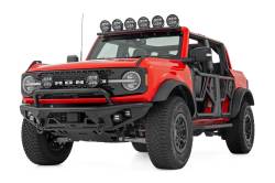 Rough Country Suspension Systems - Rough Country 10658 Front/Rear Steel Tube Doors Black for 21-26 Ford Bronco 4DR - Image 3