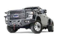 Warn - Warn 107182 Ascent HD Winch Bumper w/Full Grille Guard 17-21 Ford F450/F550 SD - Image 1