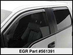 EGR - EGR 561391 Front In-Channel Window Visors Black 15-22 Colorado/Canyon Ext - Image 2