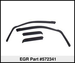 EGR - EGR 572341 Front/Rear In-Channel Window Visors Smoke for 11-24 Durango - Image 1