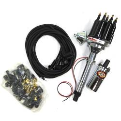 Pertronix - Pertronix Bundle010 Ignition Dist Chrome Coil MAGx2 Wires 90-DEG E Chevy SB/BB - Image 2