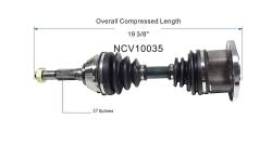 GSP - GSP NCV10035 CV Front Axle Assembly for Chevy/GMC 4WD - Image 6