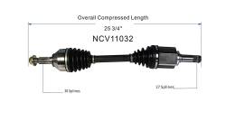 GSP - GSP NCV11032 3.7 Front Left CV Axle Assembly - Image 6