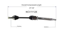 GSP - GSP NCV11128 Front Right CV Axle Assembly for 00-11 Ford Focus 2.0/2.3 - Image 6