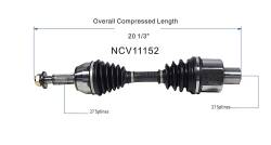 GSP - GSP NCV11152 CV Axle Assembly Front Right for Ford - Image 6