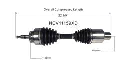 GSP - GSP NCV11159XD Ford/Lincoln Front Right CV Axle Assembly - Image 6