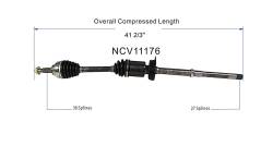 GSP - GSP NCV11176 3.5/3.7 AWD Front Right CV Axle Assembly - Image 6
