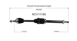 GSP - GSP NCV11189 Ford/Lincoln 1.5/1.6/2.0 AWD/FWD Front Right CV Axle Assembly - Image 6