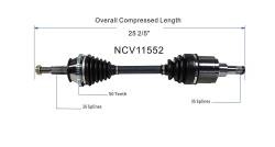 GSP - GSP NCV11552 CV Axle Assembly Front Right for Ford/Mercury - Image 6