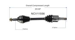 GSP - GSP NCV11556 3.5/3.7 Front Left CV Axle Assembly - Image 6