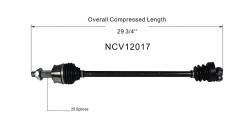 GSP - GSP NCV12017 12-17 Fiat 500 Front Right CV Axle Assembly - Image 6