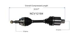GSP - GSP NCV12184 Front CV Axle Assembly for Dodge RAM 4WD - Image 6