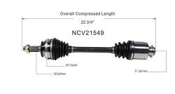 GSP - GSP NCV21549 Front Right CV Axle Assembly for 02-06 Acura RSX Type-S - Image 6