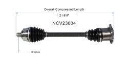 GSP - GSP NCV23004 Front Right CV Axle Assembly for 06-11 Audi A6 3.2 - Image 6