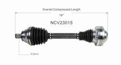 GSP - GSP NCV23015 Front Left CV Axle Assembly for Audi/Volkswagen 1.8 - Image 6