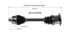 GSP - GSP NCV23559 Front Right CV Axle Assembly for Audi 1.8/3.0/3.2 - Image 6