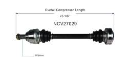 GSP - GSP NCV27029 Rear CV Axle Assembly for 01-06 BMW X5 - Image 6