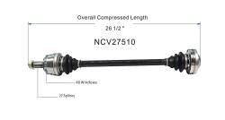 GSP - GSP NCV27510 06-08 BMW Z4 3.0 Right Rear CV Axle Assembly - Image 6