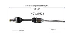 GSP - GSP NCV27523 Front Right CV Axle Assembly for BMW - Image 6