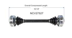 GSP - GSP NCV27527 BMW Rear CV Axle Assembly - Image 6