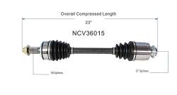 GSP - GSP NCV36015 CV Axle Assembly Front Right for Honda 2.4 - Image 6