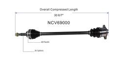 GSP - GSP NCV69000 CV Axle Assembly Rear for 04-10 Toyota Sienna AWD - Image 6
