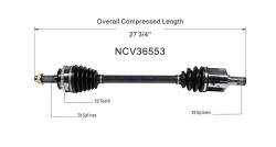 GSP - GSP NCV36553 Front Left CV Axle Assembly for Acura/Honda - Image 6