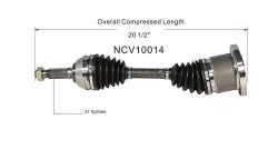 GSP - GSP NCV10014 Front Right CV Axle Assembly for Buick/Cadillac/Oldsmobile - Image 6