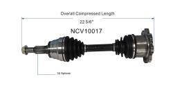 GSP - GSP NCV10017 Left Or Right Front CV Axle Shaft Assembly - Image 6