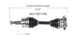 GSP - GSP NCV10017XD CV Front Axle Assembly for Chevy/GMC - Image 6