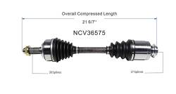 GSP - GSP NCV36575 Front Right CV Axle Assembly for 07-11 Honda CR-V - Image 6
