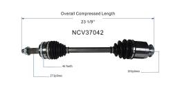 GSP - GSP NCV370421.6 Front Right CV Axle Assembly - Image 6
