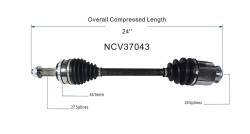 GSP - GSP NCV37043 Front Right CV Axle Assembly for 13-15 Hyundai Veloster Turbo - Image 6
