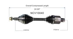 GSP - GSP NCV10040 Front Axle Assembly for Jeep/RAM 4WD - Image 6