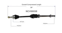 GSP - GSP NCV69058 Front Right CV Axle Assembly for Toyota 2.5 - Image 6