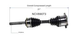 GSP - GSP NCV69073 Front CV Axle Assembly 86-95 Toyota 4Runner/Pickup - Image 6