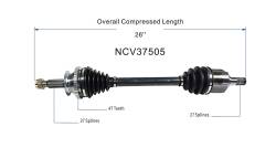 GSP - GSP NCV37505 Front Left CV Axle Assembly for Hyundai/Kia 2.4 - Image 6