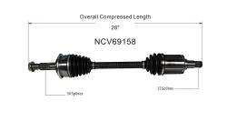 GSP - GSP NCV69158 Front CV Axle Assembly for Toyota - Image 6