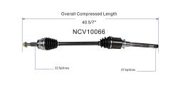 GSP - GSP NCV10066 CV Axle Assembly Front Right for Dodge/Jeep 3.0/3.6/5.7/6.4 - Image 6