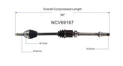 GSP - GSP NCV69167 Front Right CV Axle Assembly for Lexus & Toyota 2.7/3.5 AWD/FWD - Image 6