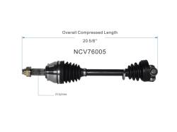 GSP - GSP NCV76005 Front Left CV Axle Assembly for 12-17 Fiat 500 - Image 6