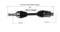 GSP - GSP NCV10087 Front Right CV Axle Assembly for Chevy/GMC 3.0/3.6 - Image 6