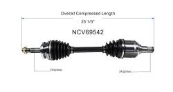 GSP - GSP NCV69542 Front Left CV Axle Assembly for 08-15 Scion xB - Image 6