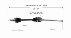 GSP - GSP NCV69568 Front Right CV Axle Assembly for Lexus/Toyota 2.7 AWD/FWD - Image 6