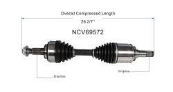 GSP - GSP NCV69572 CV Front Axle Assembly for Lexus & Toyota - Image 6