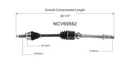 GSP - GSP NCV69582 Front Right CV Axle Assembly for Lexus & Toyota 2.5/3.0 3.3 3.5 FWD - Image 6