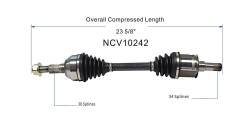 GSP - GSP NCV10242 CV Axle Assembly Front Right for Cadillac 3.0/3.6/4.6 - Image 6